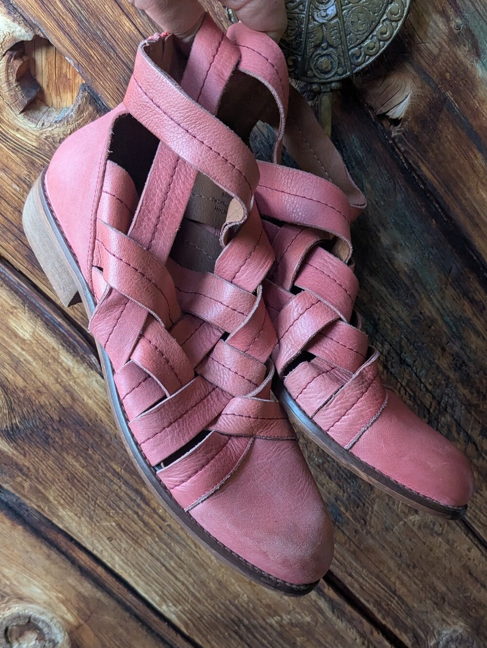 Anthropologie Sandals Leather Shoes 40